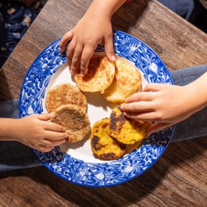 Arepas de Platano, Yuca, y Cayeye